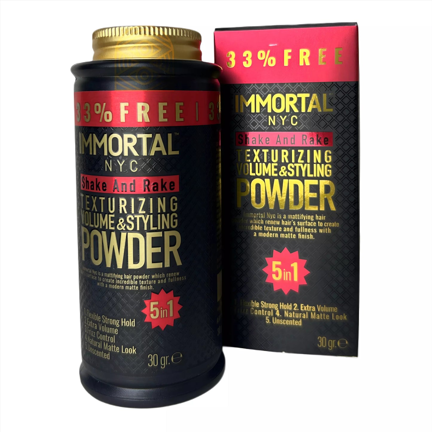 Polvo Texturizador Volume&Styling 5 In 1 30gr Immortal Nyc