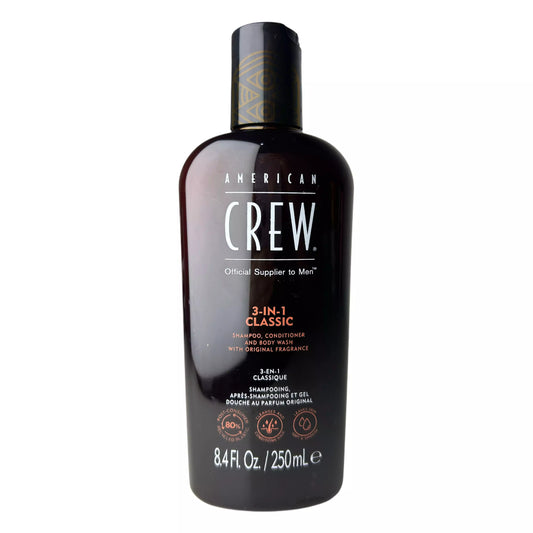 American Crew Classic 3 In 1 Shampoo, acondicionador y body wash 250 ml