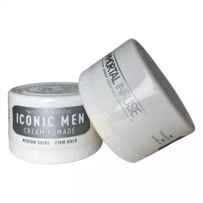 Pomada Iconic Men Crema Blanca 150ml Immortal Nyc