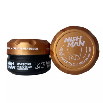 Cera Cabello Nishman Pasta Definidora Matte Flexible M7 100ml