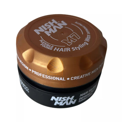Cera Cabello Nishman Pasta Definidora Matte Flexible M7 100ml