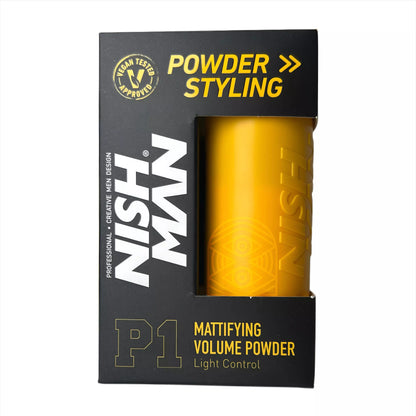 NishMan Polvo Texturizante Para Peinar P1  Matte Powder 20g