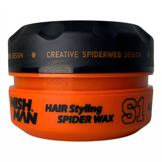 NishMan Hair Styling Spider Cera S1 Blackwidow 150ml