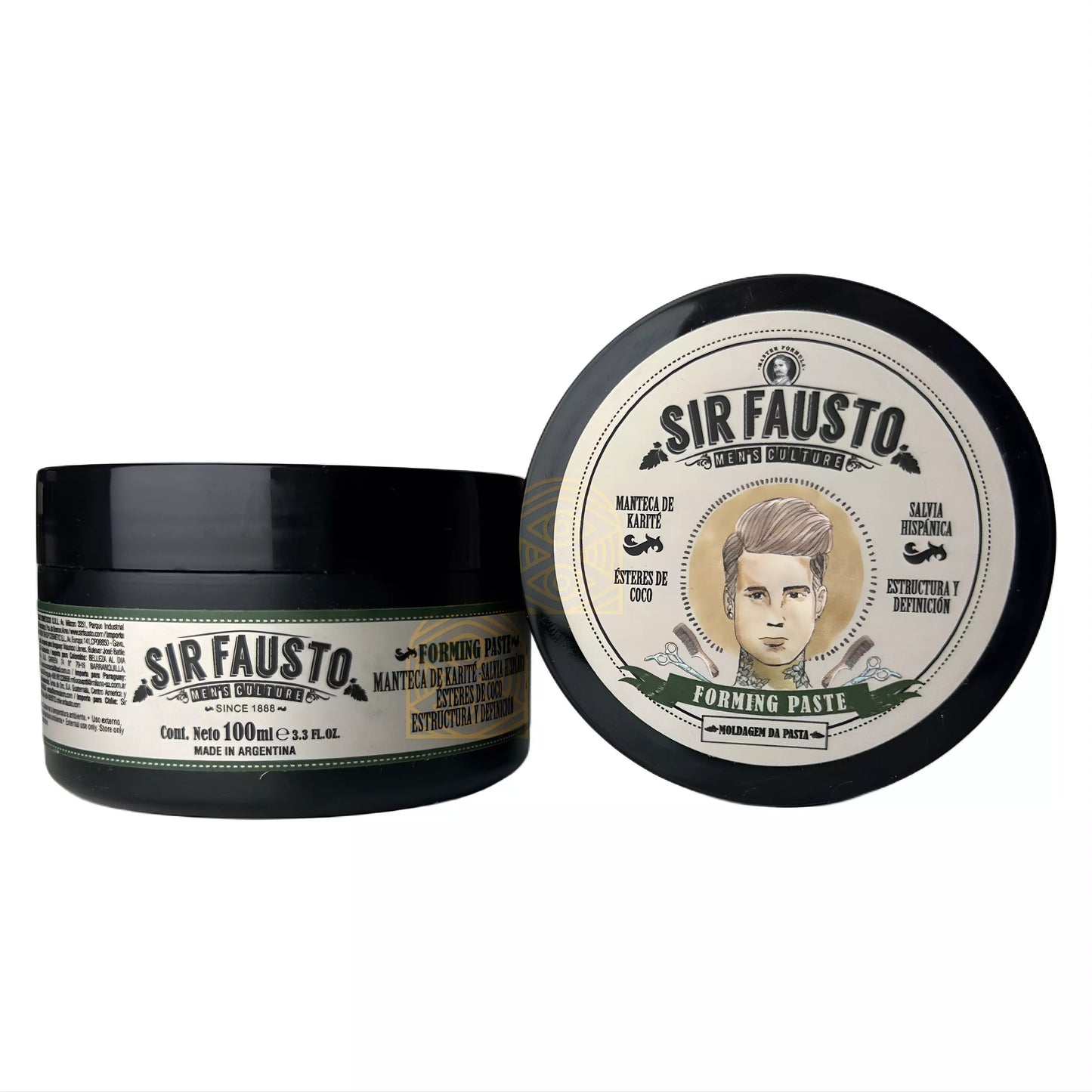 Cera Forming Paste Para Peinar Sir Fausto 100 Ml